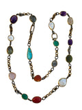 CUSTOM ONE OF A KIND SEMI PRECIOUS STONE NECKLACE