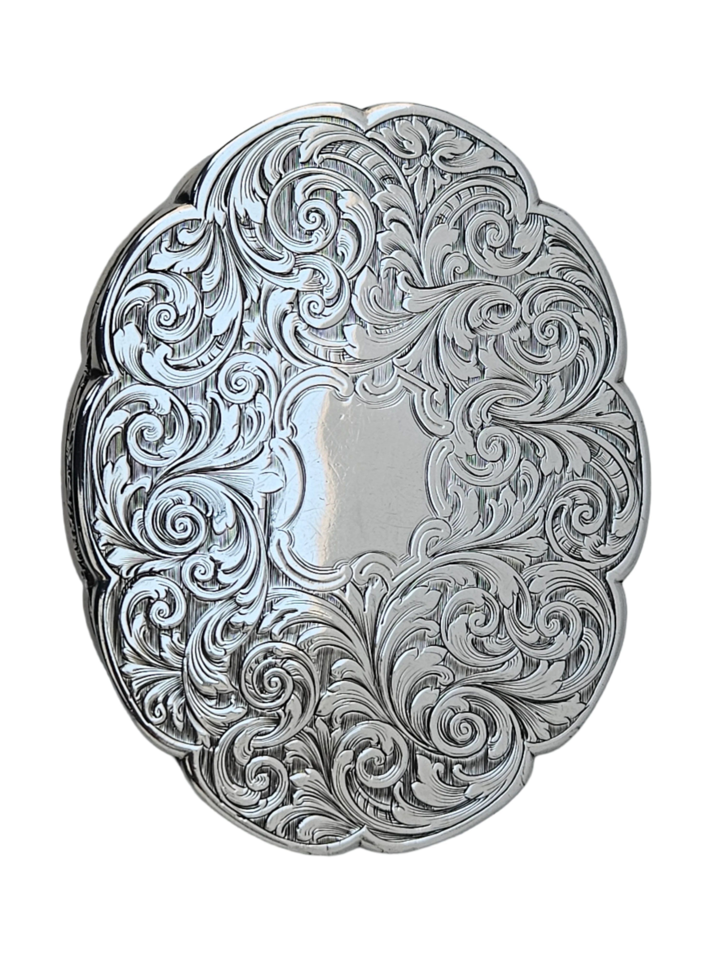 STERLING SILVER 19TH CENTURY ANTIQUE YAPP AND WOOD ENGLISH SNUFF BOX