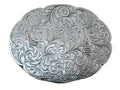 STERLING SILVER 19TH CENTURY ANTIQUE YAPP AND WOOD ENGLISH SNUFF BOX