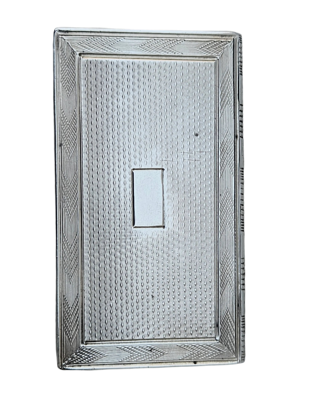 STERLING SILVER 19TH CENTURY ANTIQUE ENGLISH BOOK SHAPED SNUFF BOX