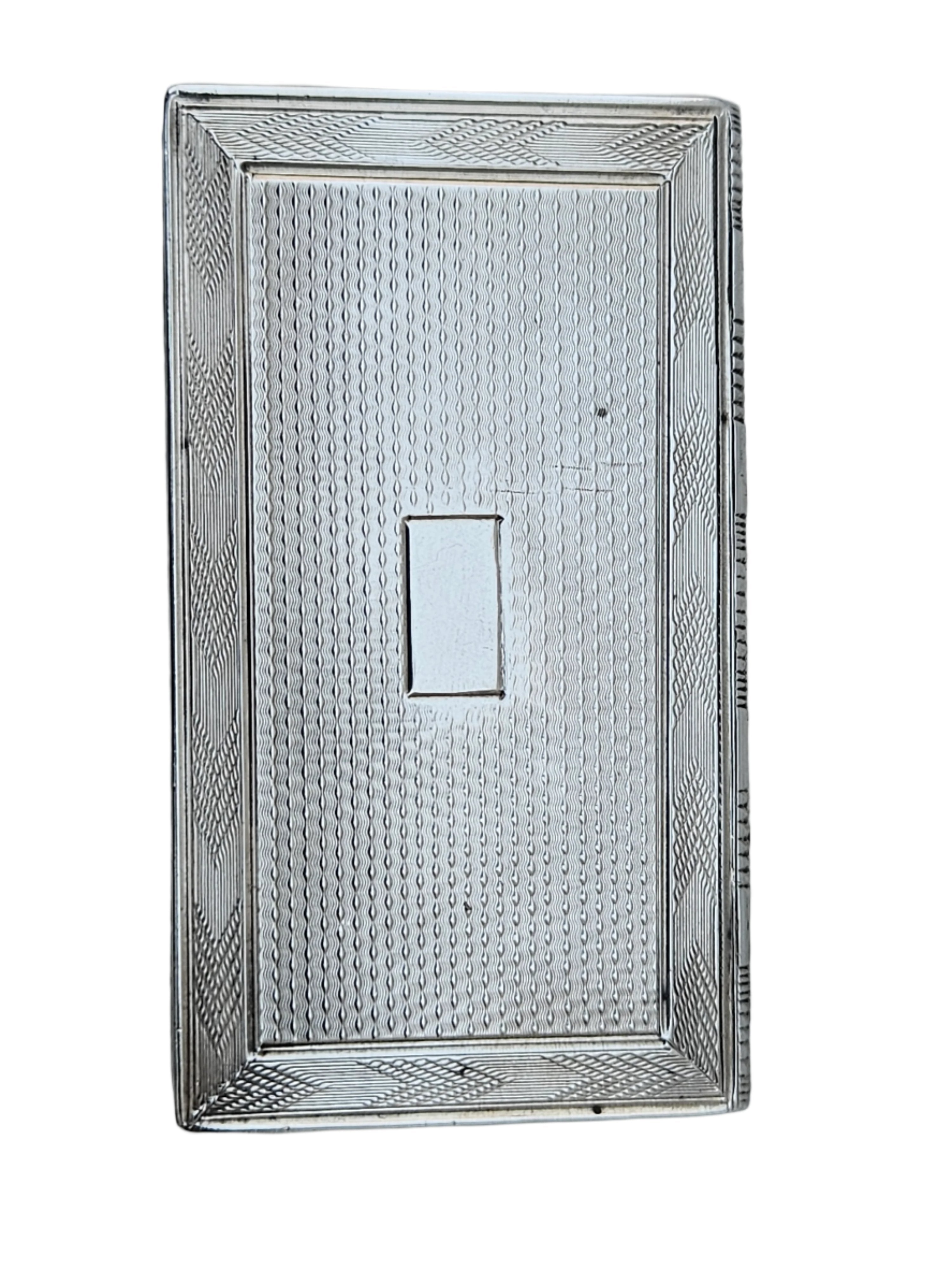 STERLING SILVER 19TH CENTURY ANTIQUE ENGLISH BOOK SHAPED SNUFF BOX