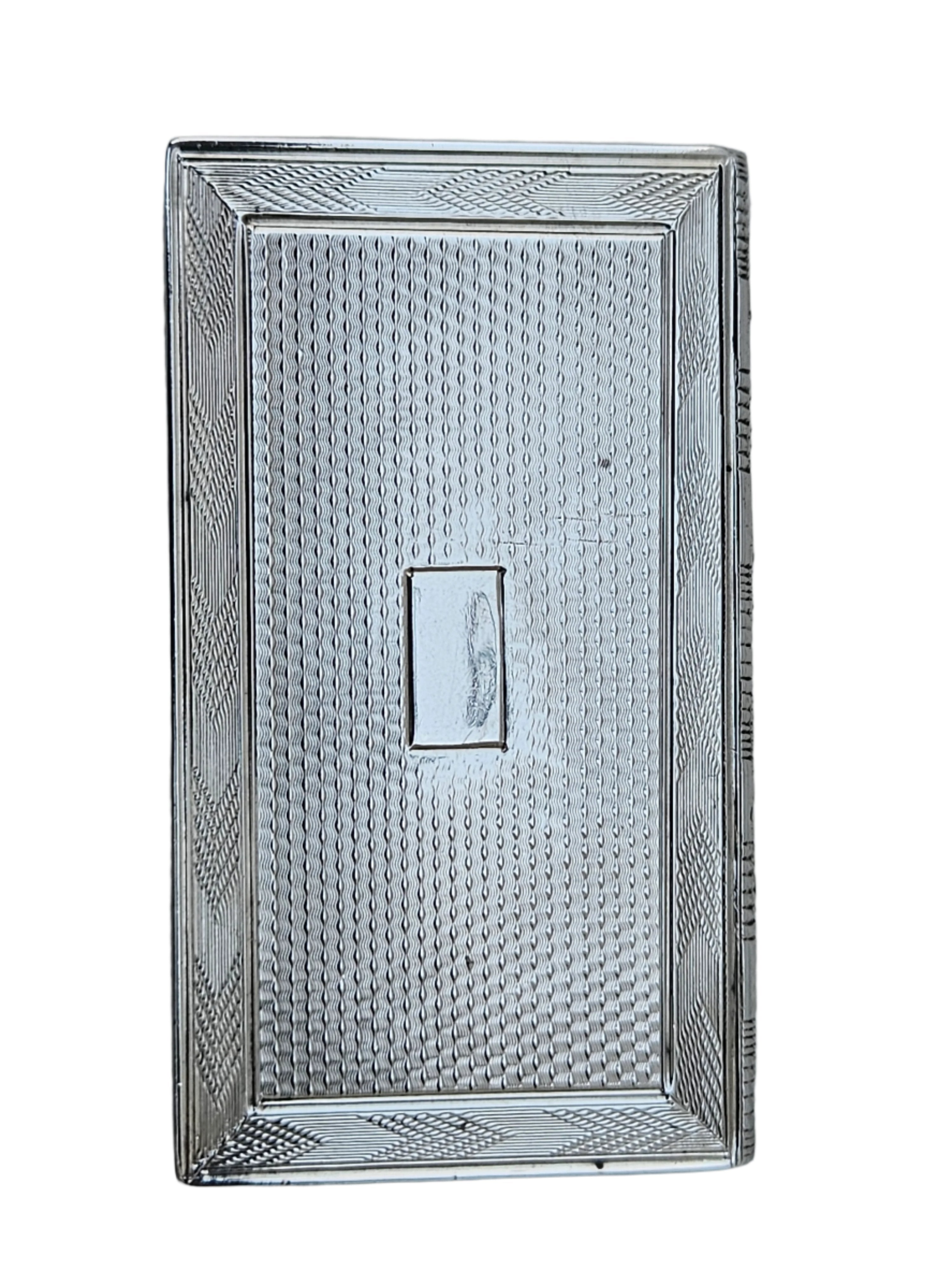 STERLING SILVER 19TH CENTURY ANTIQUE ENGLISH BOOK SHAPED SNUFF BOX