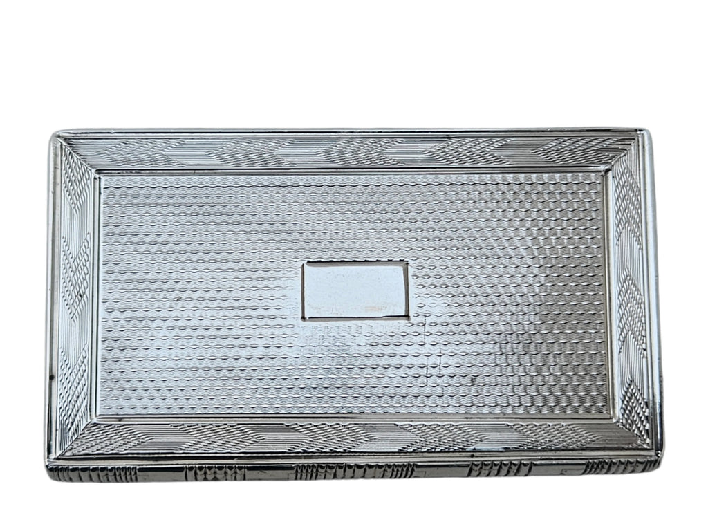 STERLING SILVER 19TH CENTURY ANTIQUE ENGLISH BOOK SHAPED SNUFF BOX