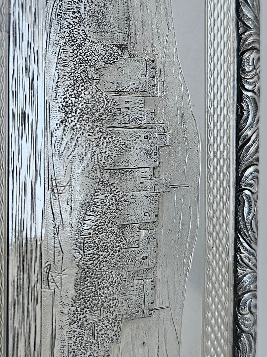 STERLING SILVER 19TH CENTURY ANTIQUE ENGLISH SNUFF BOX