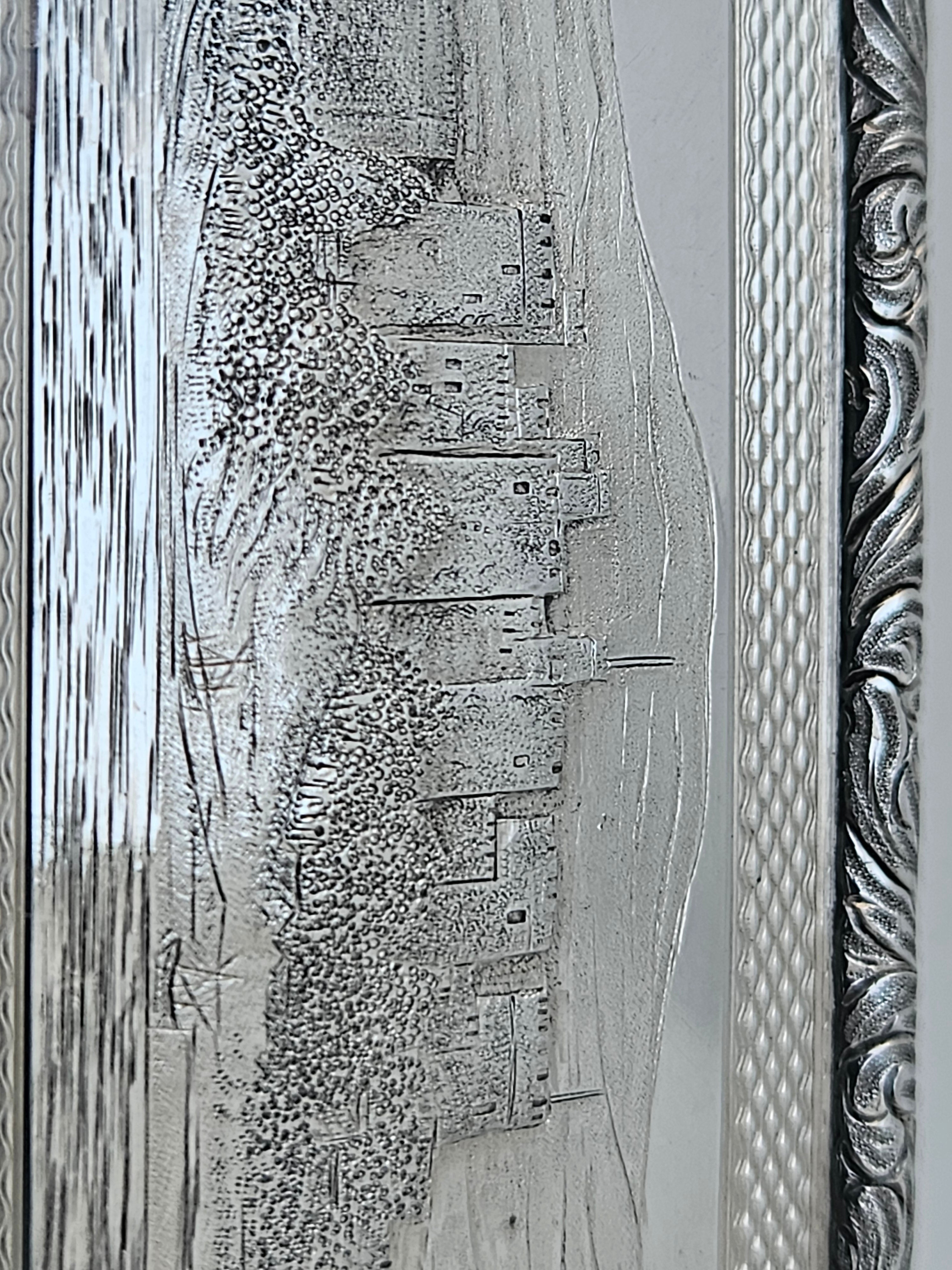 STERLING SILVER 19TH CENTURY ANTIQUE ENGLISH SNUFF BOX