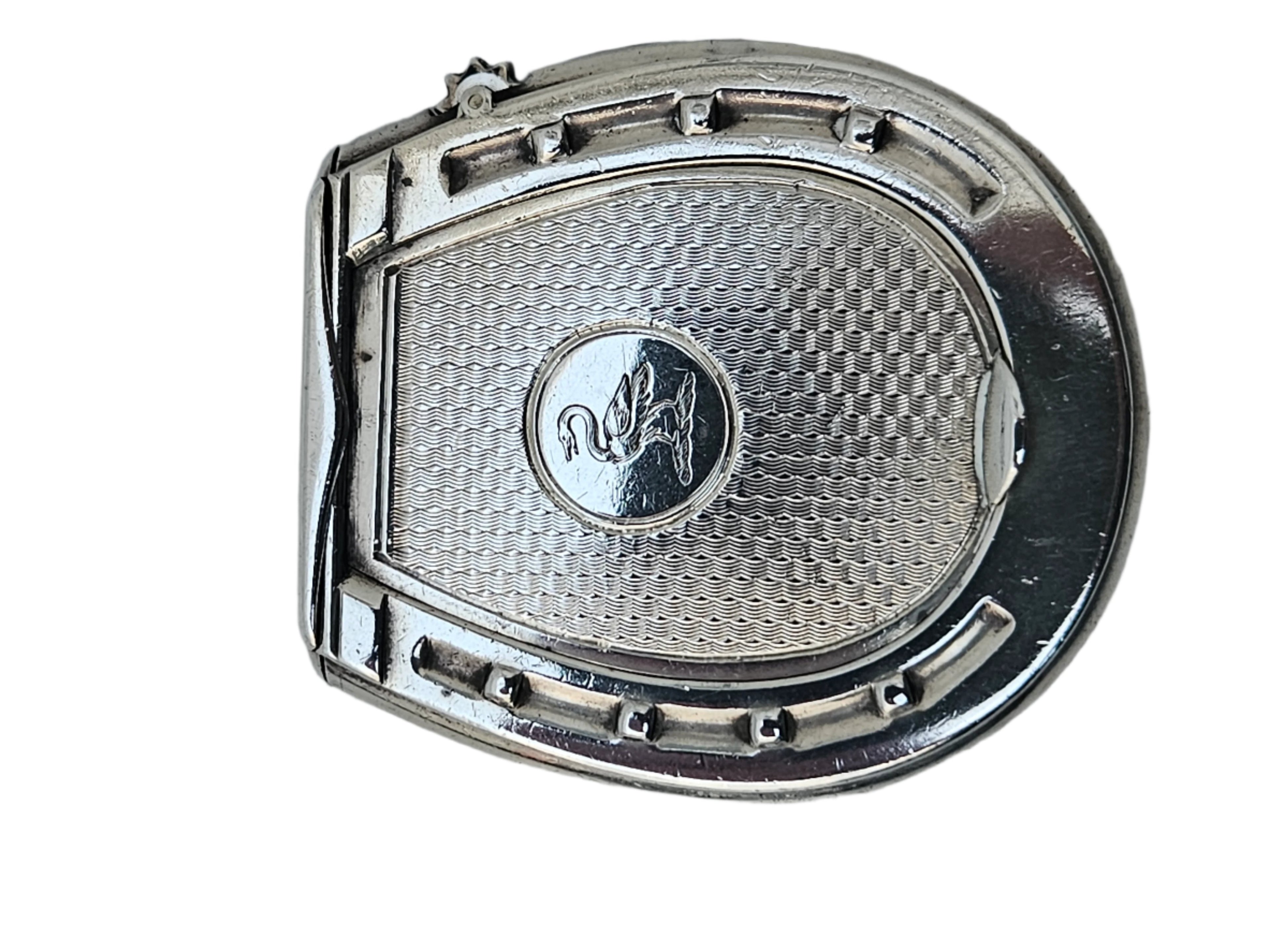 STERLING SILVER 19TH CENTURY ANTIQUE FRENCH SNUFF BOX & VESTA MATCH CASE