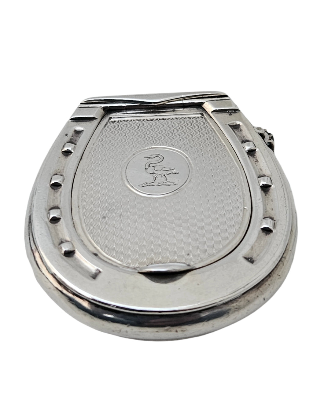 STERLING SILVER 19TH CENTURY ANTIQUE FRENCH SNUFF BOX & VESTA MATCH CASE