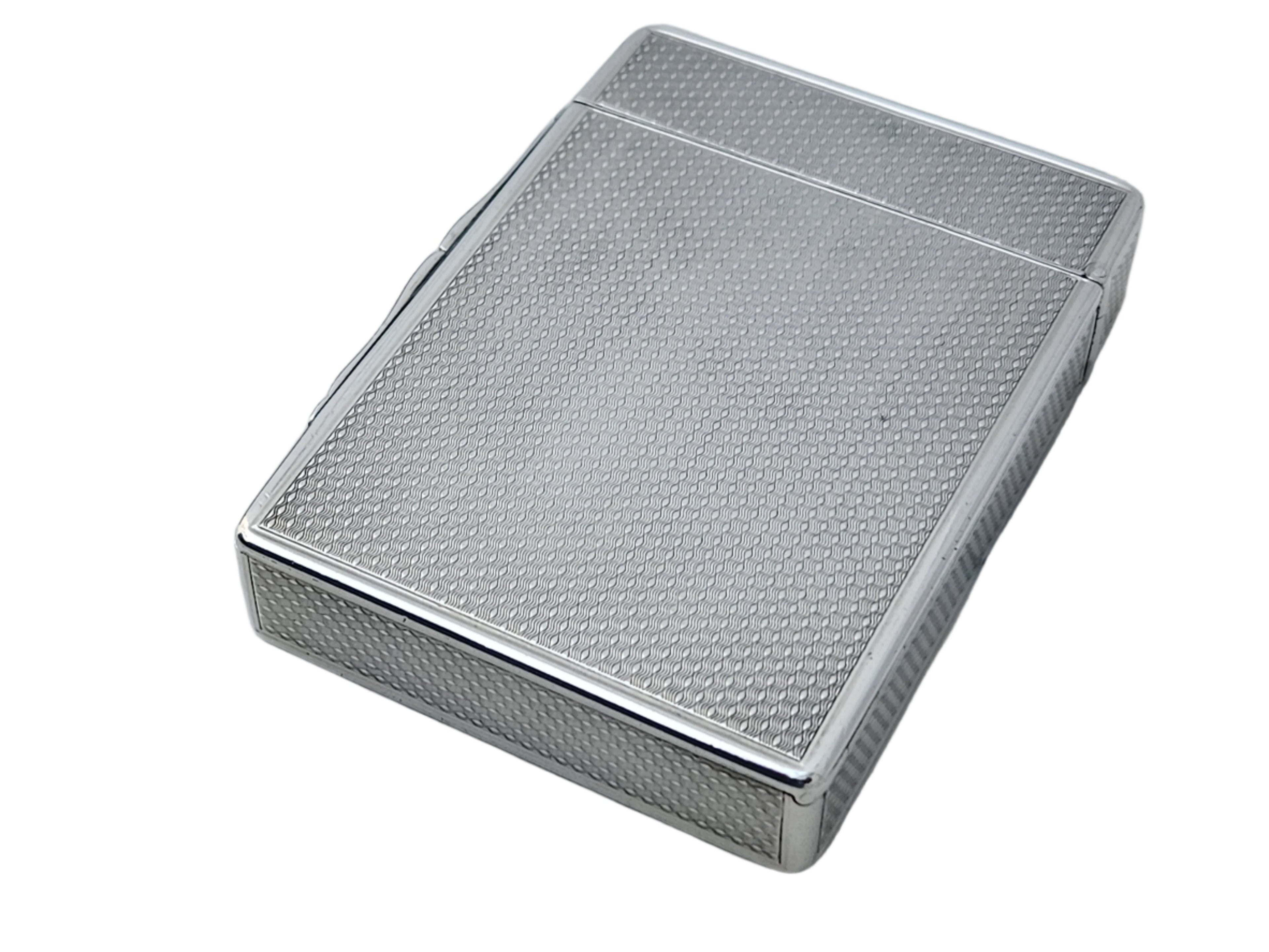 STERLING SILVER 19TH CENTURY ANTIQUE ENGLISH SNUFF BOX & CALLING CARD CASE