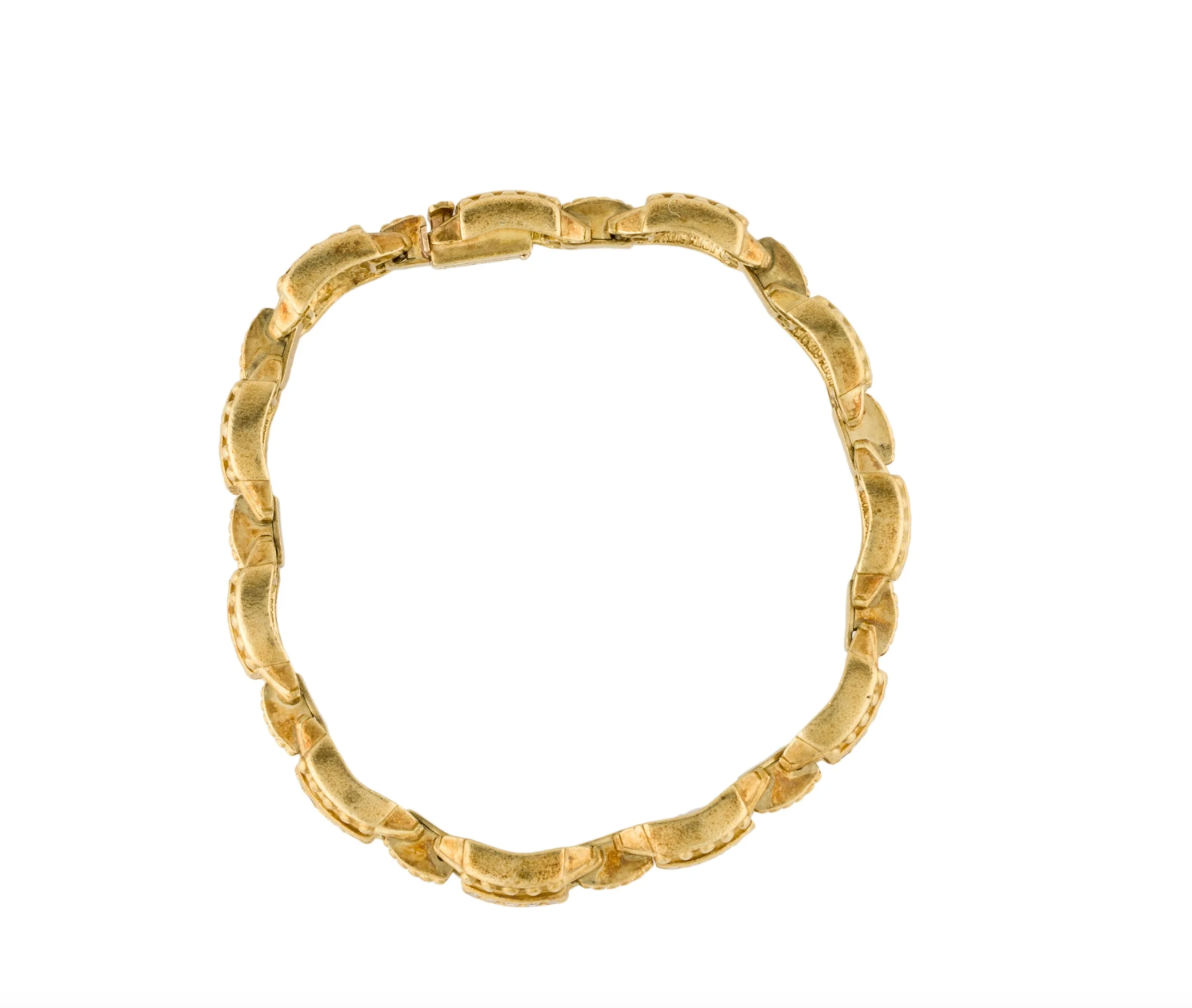 JUDITH RIPKA 18K YELLOW GOLD & DIAMOND BRACELET