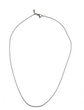 BVLGARI 18K WHITE GOLD ROLO CHAIN