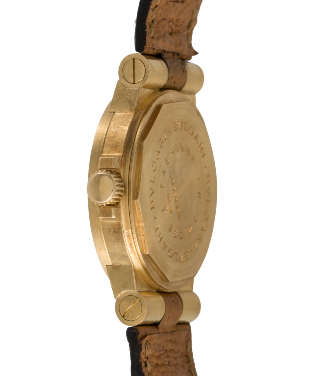 BVLGARI 18K YELLOW GOLD DIAGONO WATCH