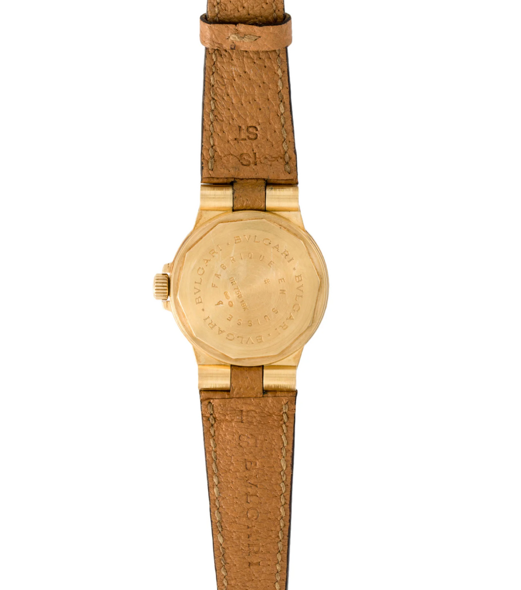 BVLGARI 18K YELLOW GOLD DIAGONO WATCH