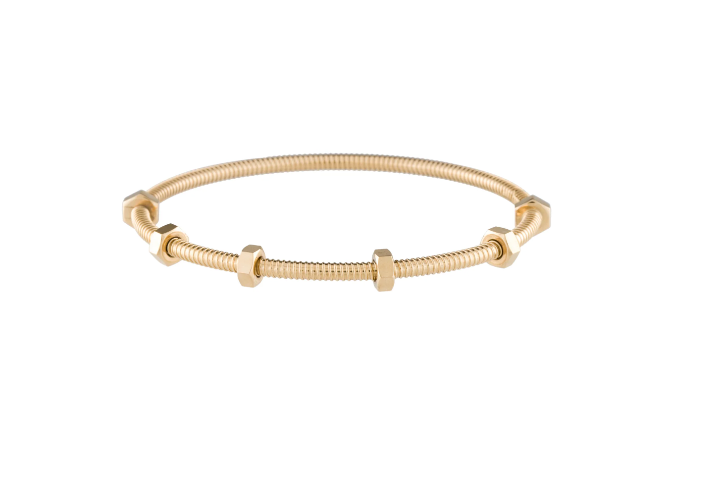 CARTIER 18K YELLOW GOLD 'ECROU DE CARTIER' COLLECTION BRACELET