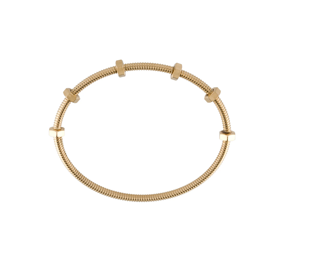 CARTIER 18K YELLOW GOLD 'ECROU DE CARTIER' COLLECTION BRACELET