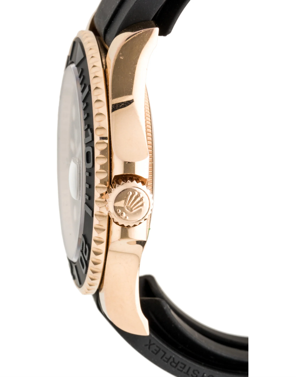 ROLEX 40MM YACHTMASTER ROSE GOLD WITH OYSTER-FLEX BAND