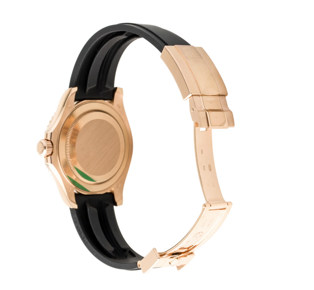 ROLEX 40MM YACHTMASTER ROSE GOLD WITH OYSTER-FLEX BAND