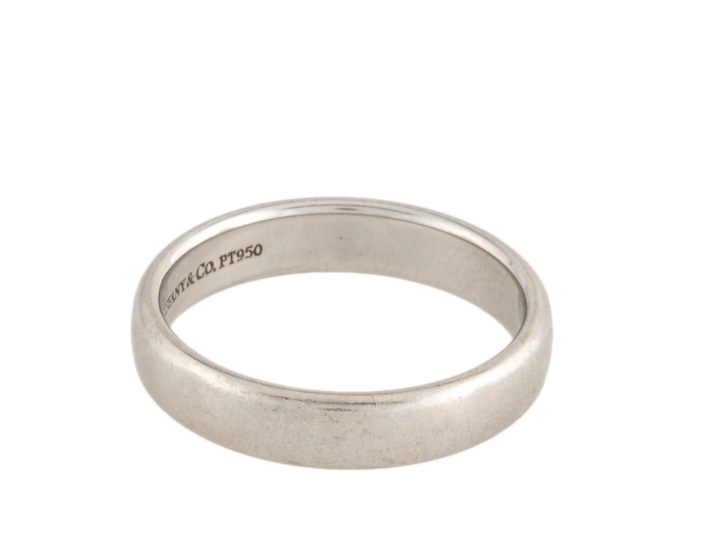 TIFFANY AND CO 950 PLATINUM FOREVER WEDDING BAND RING