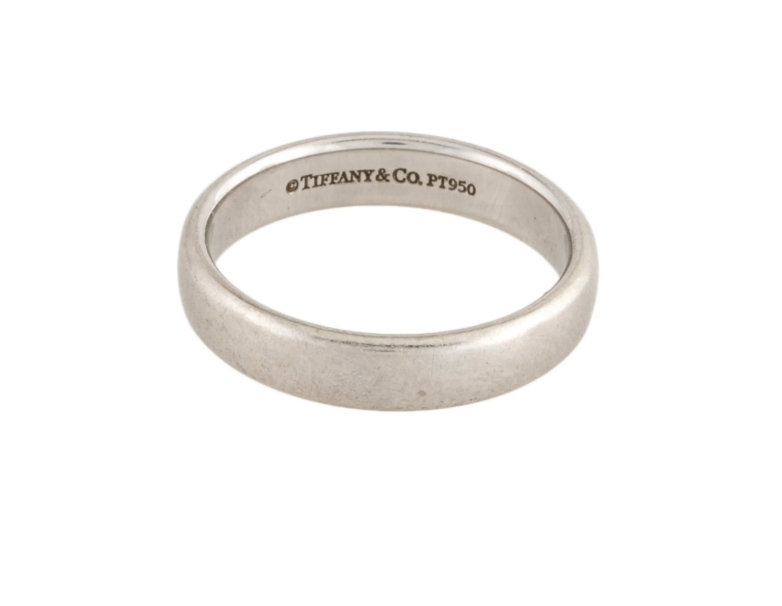 TIFFANY AND CO 950 PLATINUM FOREVER WEDDING BAND RING