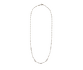 JUDITH RIPKA 18K WHITE GOLD AND DIAMOND STATION NECKLACE
