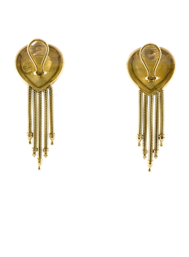 SEIDENGANG 18K GOLD & DIAMOND TASSLE EARRINGS