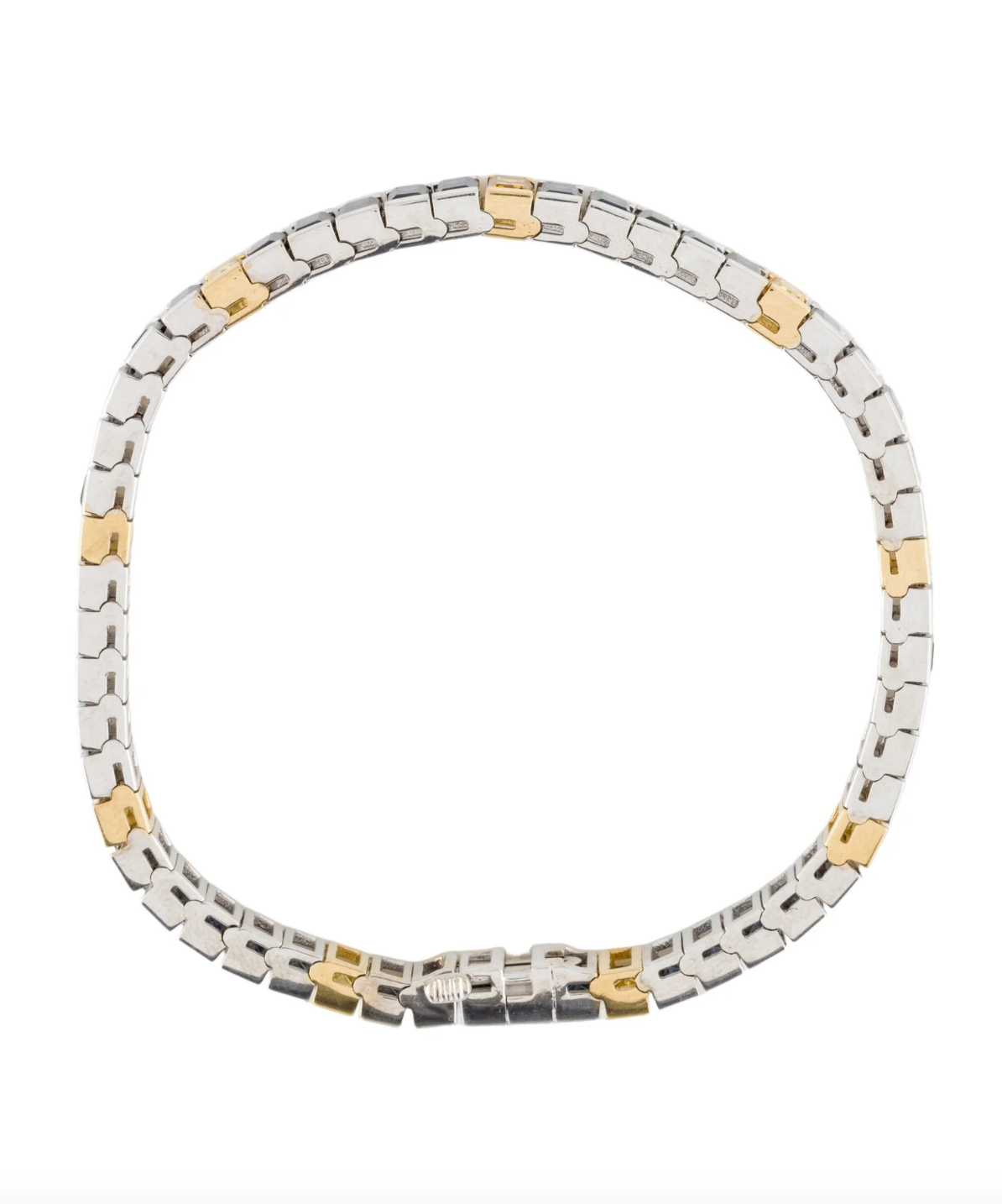 18K WHITE AND YELLOW GOLD 22 CARAT SAPPHIRE TENNIS BRACELET "ONE OF A KIND"