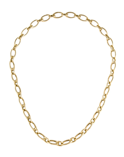 TIFFANY & CO 18K YELLOW GOLD CLASPING NECKLACE