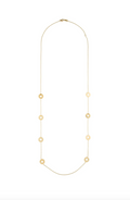 IPPOLITA 18K YELLOW GOLD SENSO DISC STATION NECKLACE