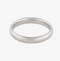 TIFFANY AND CO PLATINUM 4MM RING