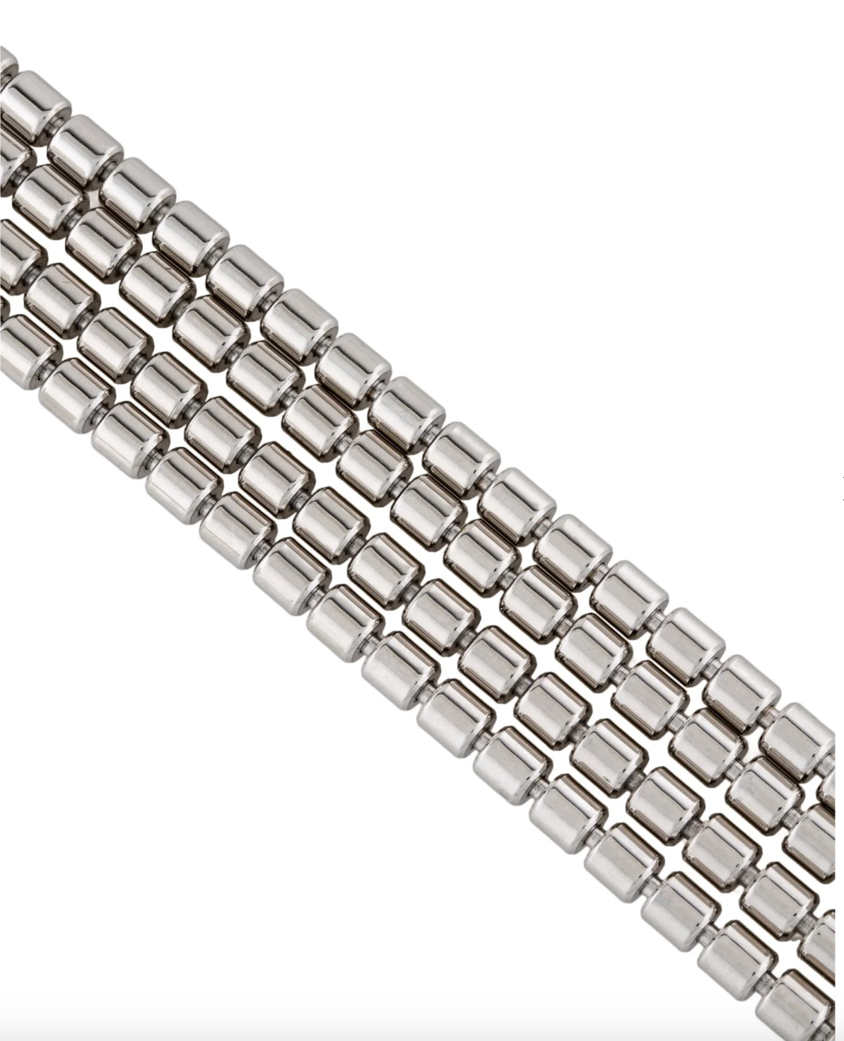 PIAGET 18K WHITE GOLD & DIAMOND MULTISTRAND BRACELET