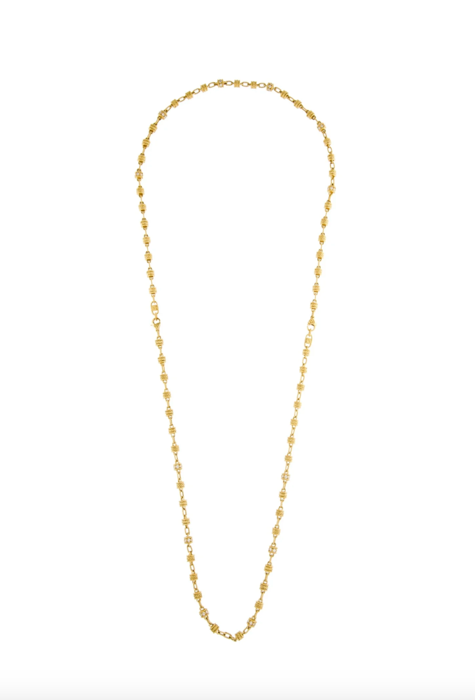 JUDITH RIPKA 18K YELLOW GOLD AND DIAMOND CONVERTIBLE NECKLACE AND BRACELET