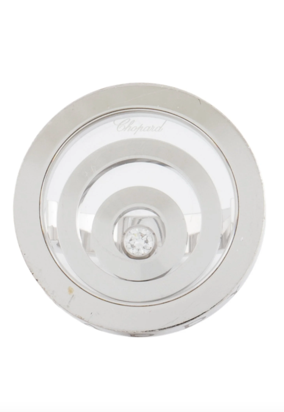 CHOPARD 18K GOLD AND DIAMOND HAPPY SPIRIT COCKTAIL RING