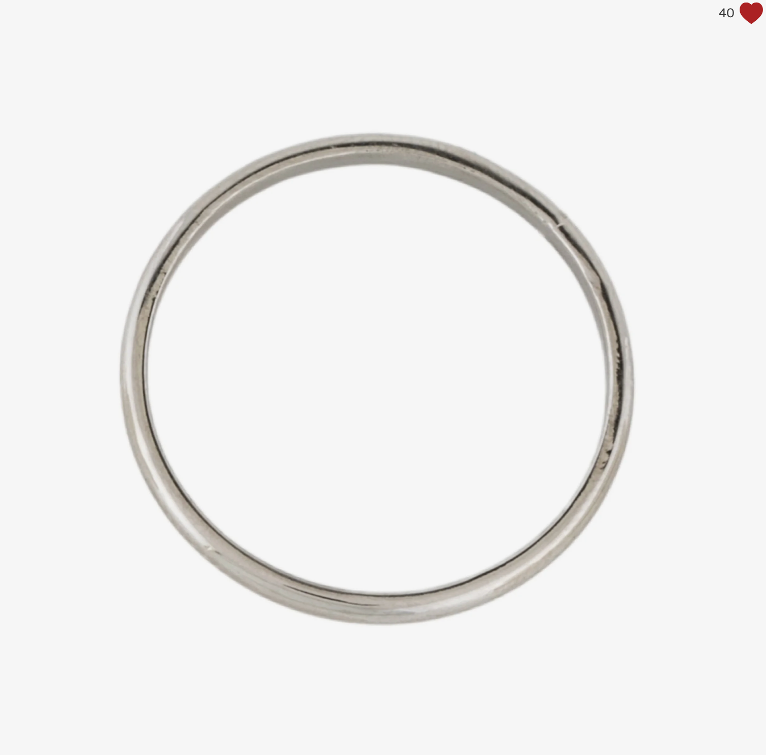 TIFFANY AND CO PLATINUM 2MM WEDDING BAND
