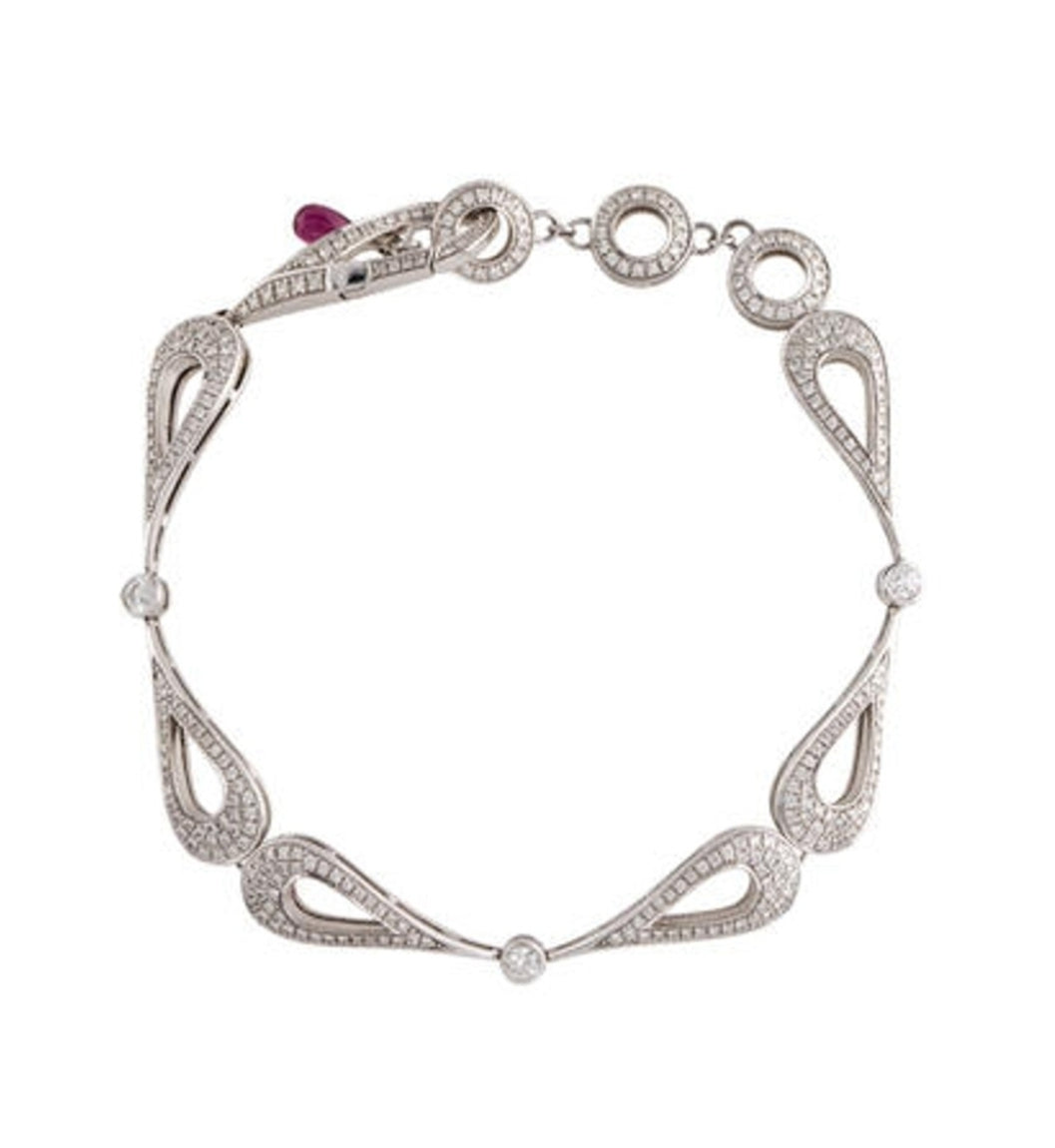 DIMODOLO 18K WHITE GOLD & DIAMOND FIANNA COLLECTION BRACELET