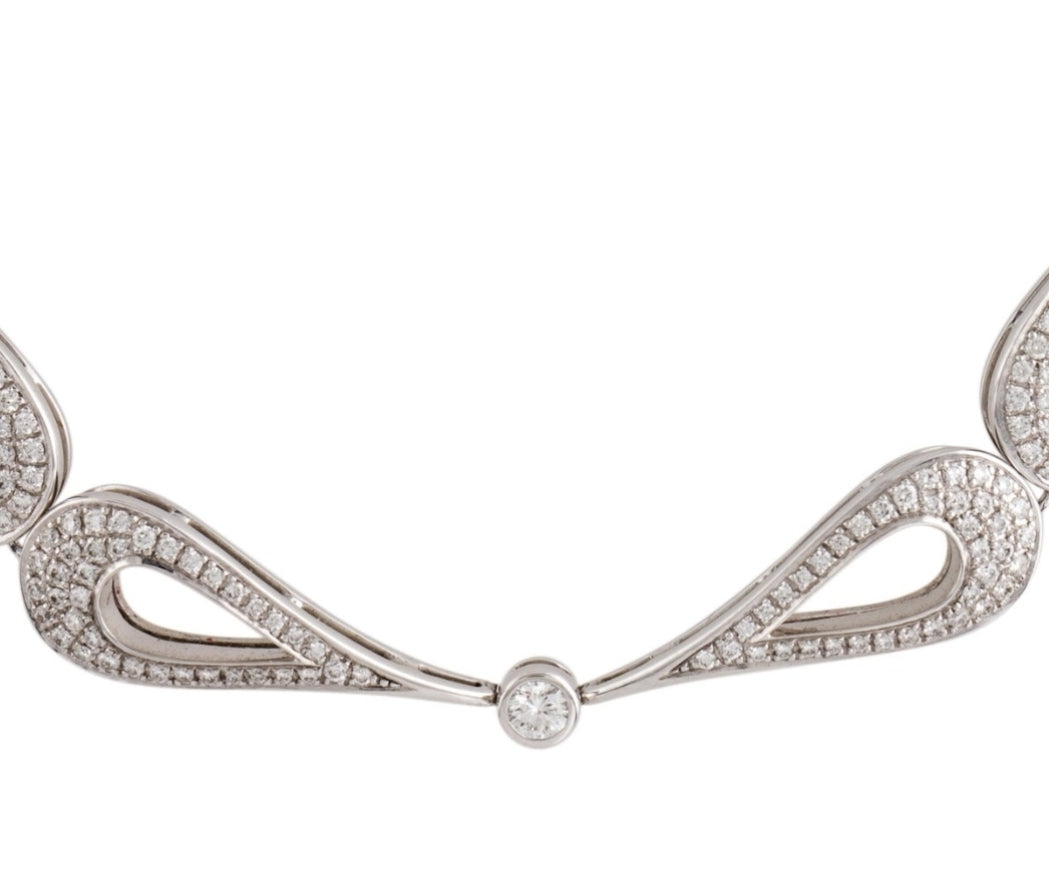 DIMODOLO 18K WHITE GOLD & DIAMOND FIANNA COLLECTION BRACELET